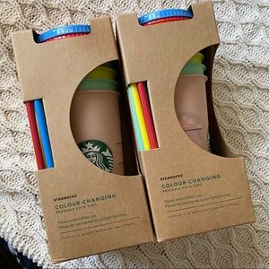 Starbucks 2019 Color Changing Cup Sets